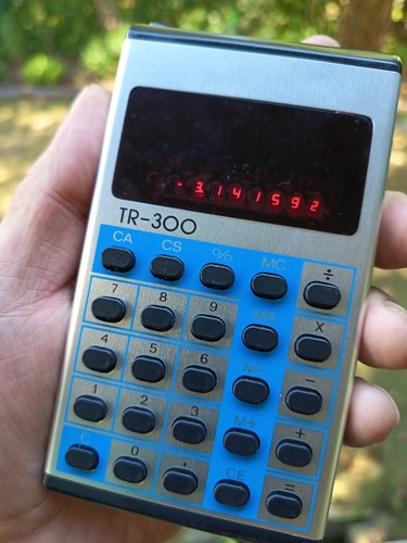 Vintage taschenrechner 300 - taschenrechner, tr-300