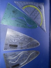 Geodreieck Parabeln Schablonen