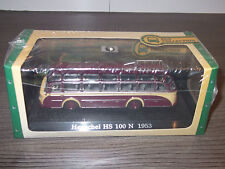 Atlas Verlag  Bus Collection  Henschel HS 100 N 1953 Rot - Gelb  1:72 mit OVP 