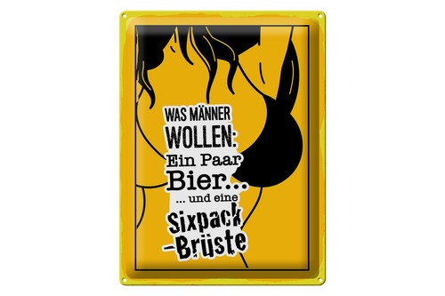 Blechschild spruch 30x40 - spruch,