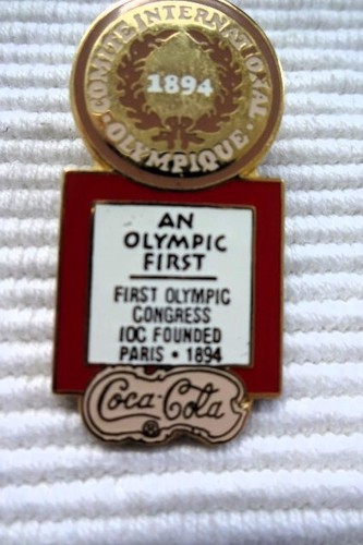 Coca cola olympic first pin - 1,