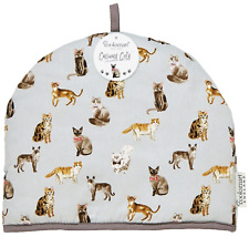 Teekannenwärmer Teekannenhaube Baumwolle Katzen Curious Cats Cooksmart England