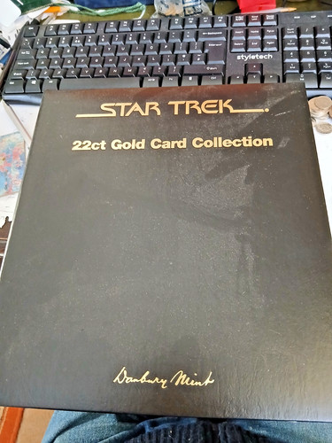 Star trek danbury mint 22ct - mint,