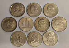 10 x 2 SCHILLING Silber ÖSTERREICH 1928 - 1937