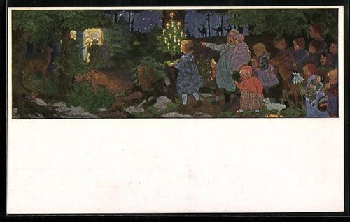 Künstler gertrud caspari - künstler-ak,