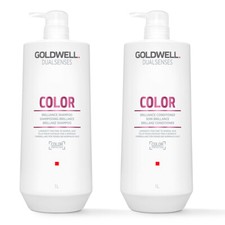 Goldwell Dualsenses Color Brilliance Shampoo 1000ml +1000ml Conditioner/Spülung