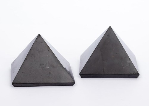 Schungit pyramide poliert - schungit, 2x