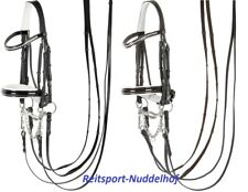 % Harry´s Horse Kandare S&T Chique schwarz + braun LACK Strass-UVP €119,95 -NH