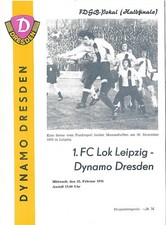 Pokal Dynamo Dresden- Lok