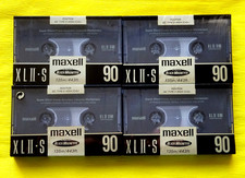 4x MAXELL XL II-S 90 Cassette