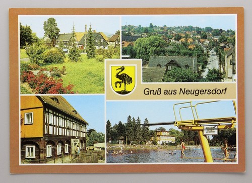 Postkarte gruß aus - gruß,