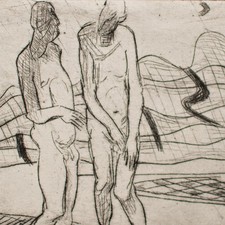 Kurt Heinz Sieger GDR Etching