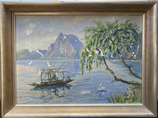 ::S. STEUBY ÖLGEMÄLDE SEE