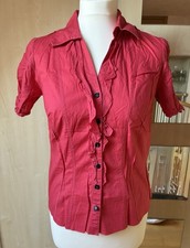 BIBA Bluse Sommerbluse in Rot