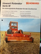 Howard Rotavator Serie M Prospekt