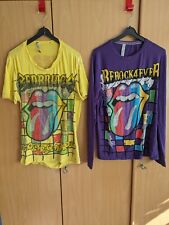 Herren T-Shirt 2 Stück Rerock4ever langarm und Redbridge kurzarm "Zunge" Größe M