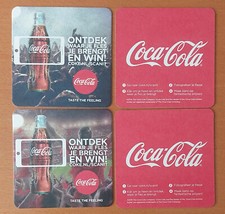 2 Bierdeckel Coca Cola -