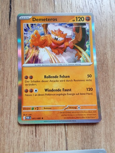 Pokemon holo karte demeteros - holo,