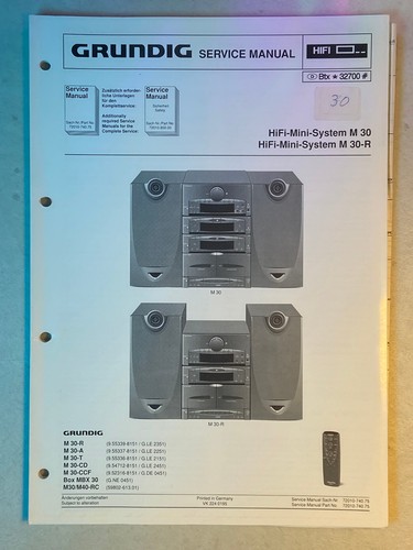 Grundig service manual - service-manual, für