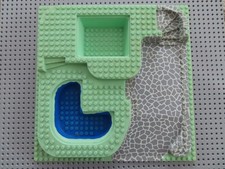 LEGO 3D Grundplatte  6092px2 32x32 hellgrün Steine Rampe Pool  6416
