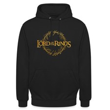 Der Herr Der Ringe Großes Logo Mit Ring-Inschrift Unisex Hoodie