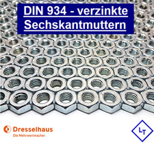 DIN 934 Sechskant Mutter
