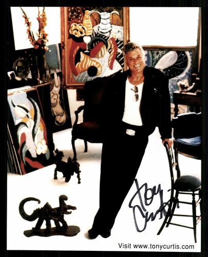 Tony curtis autogrammkarte - curtis,