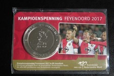 NL 2017, KAMPOEMSPENNING NL Feyenoord-Rotterdam  in Coincard ! SELTEN !  RAR