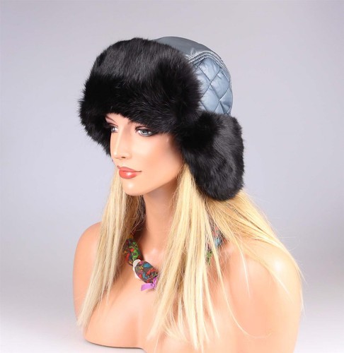Damen kaninchen mütze - damen,