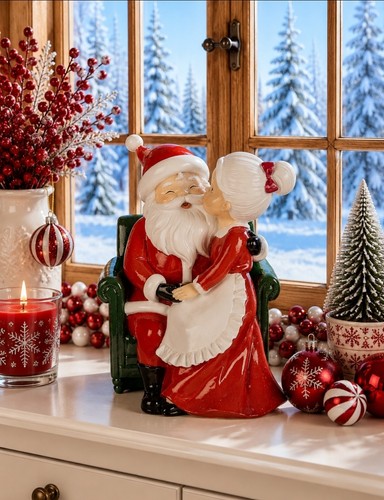 Deko mrs santa - claus, kuss