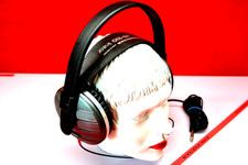 Sennheiser HD-250 Linear - Stereo Bügelkopfhörer mit Neue Ohrpolster  TOP .