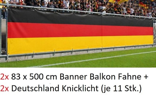 Deutschland banner x 5 - banner, 0,83
