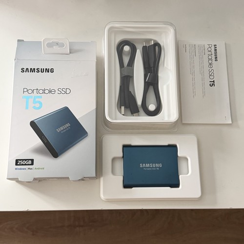 Samsung portable ssd 250 - portable, t5,
