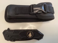 Fremdenlegion, Legion Etrangere, French Foreign Legion,Messer mit Tasche, schwaz