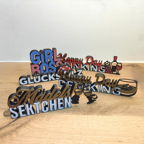 Dekoschilder geschenk bar - -,