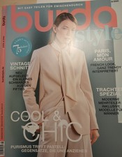 Burda Style 8/2025 Vintage Schnitt Paris Trachten- Das Kleines SCHWARZES Fifties