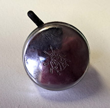 Vintage Fahrradklingel Metall verchromt Marienkäfer Oldtimer Retro Fahrradteil