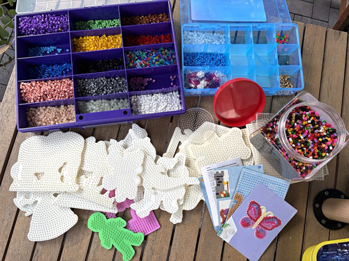 Riesiges bügelperlen xxl set - bügelperlen,
