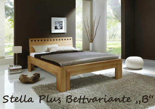 Bett stella buche massiv - buche,