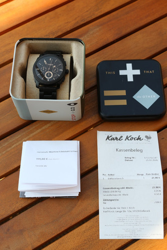 Fossil chronograph machine - fossil,