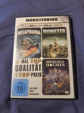 Monsterkino Megapiranha Monster Sherlock Holmes 3 Filme Box  DVD Gebraucht sehr 