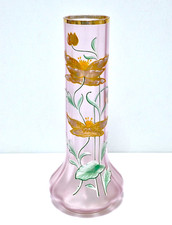 Antike Jugendstil rosaglas