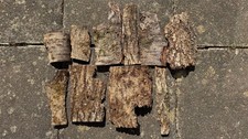 10 x Baumrinde, Basteln, Holz