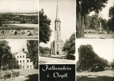 14-972 Ansichtskarte Falkenstein Vogtland Sachsen Göltzsch Auerbach Plauen DDR