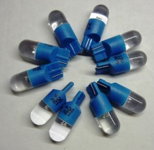 10 Stück LED blau Glassockel