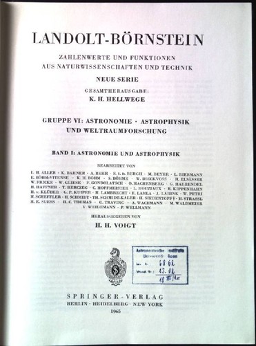 Astronomie und astrophysik - und,