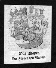 1750 - Rassau Wappen Adel coat