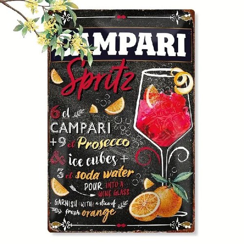 Blechschild campari spritz - blechschild,