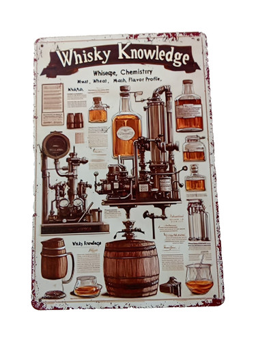 Deko blechschild whisky - , "whisky