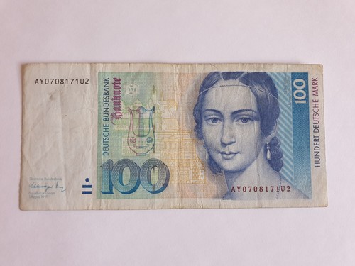 100 banknote deutsche - 100,